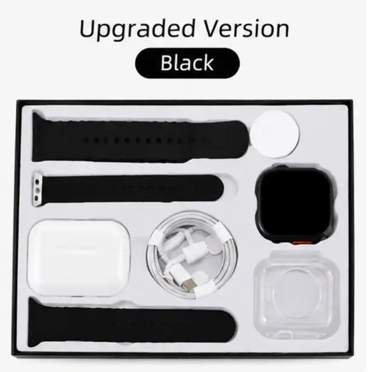 Wearable Device Kit with Bluetooth Earbuds, Magnetic Charger, Type-C Cable & Protective Case